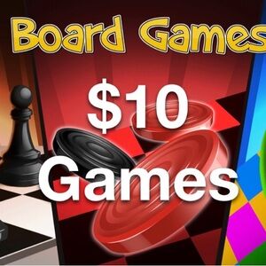 Classic Red and Black Checkers Set